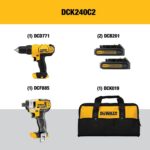 DEWALT 20V MAX Cordless Drill and Impact Driver, Power Tool Combo Kit , Includes... - Image 3
