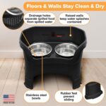 Neater Feeder Deluxe Mess-Proof Elevated Dog Bowls for Large Dogs (40+ lbs), 2 H... - Image 6