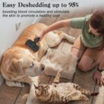 Swihauk Self Cleaning Slicker Brush for Dogs & Cats - Skin Friendly Deshedding a... - Image 6
