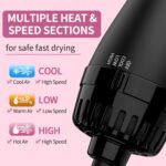 Hair Dryer Brush Blow Dryer Brush in One, Upgraded 4 in 1 Hair Dryer and Styler ... - Image 3