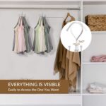 ZEDODIER Tank Top Hanger, Rotatable Bra Organzier for Closet, Max 24 Storage Cap... - Image 5