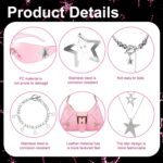 Y2k Accessories for Women, Set Included Y2k Purse, Silver Star Hair Clips, Star ... - Image 4