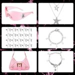 Y2k Accessories for Women, Set Included Y2k Purse, Silver Star Hair Clips, Star ... - Image 5