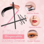 Disposable Makeup Applicators Kit with Triangle Puff Mixing Palette, Artist Supp... - Image 6