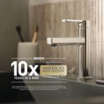 Moen Chateau Chrome One-Handle Low Arc Kitchen Faucet for 3-Hole Sinks, 7425 - Image 7