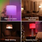 Cync GE A19 LED Smart Light Bulbs, Room Decor Aesthetic Bluetooth and WiFi Color... - Image 6
