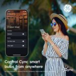 Cync GE A19 LED Smart Light Bulbs, Room Decor Aesthetic Bluetooth and WiFi Color... - Image 7