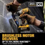 DEWALT 20V MAX XR Cordless Hammer Drill Driver Brushless, Heavy Duty 1/2", 3-Spe... - Image 4