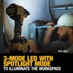 DEWALT 20V MAX XR Cordless Hammer Drill Driver Brushless, Heavy Duty 1/2", 3-Spe... - Image 5