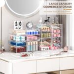 caktraie Makeup Organizer Storage With 16 Drawers, 4 Pcs Desktop Office Supplies... - Image 4