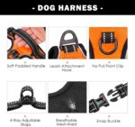 PHOEPET No Pull Dog Harness Medium Reflective Front Clip Vest with Handle,Adjust... - Image 5
