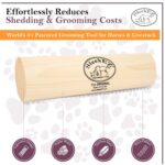 SleekEZ Deshedding Grooming Tool | Horse Brush for Horse Grooming Kit | Pet Hair... - Image 6
