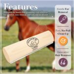 SleekEZ Deshedding Grooming Tool | Horse Brush for Horse Grooming Kit | Pet Hair... - Image 7