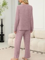 SAMPEEL Pajamas for Women Set Comfy Lounge Sets Two Piece Long Sleeve Cute Pjs S... - Image 6