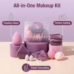 Makeup Sponge Set BS-MALL Triangle Puff 14 Pcs for Liquid, Cream, and Powder, Mu... - Image 5