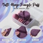 Makeup Sponge Set BS-MALL Triangle Puff 14 Pcs for Liquid, Cream, and Powder, Mu... - Image 6
