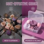 Makeup Sponge Set BS-MALL Triangle Puff 14 Pcs for Liquid, Cream, and Powder, Mu... - Image 9