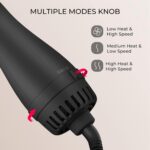 TYMO Hair Dryer Brush Blow Dryer Brush in One, 4 in 1 Ionic Hairdryer and Styler... - Image 8