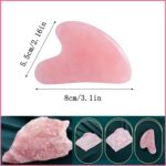 Gua Sha Jade Stone Gua Sha Massage Tool, Guasha Tool for Face and Body Skin Mass... - Image 3