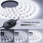 Lepro LED Strip Light White, 16.4ft Dimmable Vanity Lights, 6000K Super Bright L... - Image 3