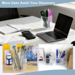 20 Pack Clear Acrylic Pen Holders, Pencil Cups and Makeup Brush Organizers : Dur... - Image 5