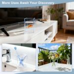 20 Pack Clear Acrylic Pen Holders, Pencil Cups and Makeup Brush Organizers : Dur... - Image 7