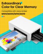 Compatible with Liene Amber M100/M200/M110/M210 4" x 6" Photo Printer 2 Ink Cart... - Image 4