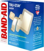 Band-Aid Brand Tru-Stay Sheer Strips Adhesive Sterile Bandages for First Aid & W... - Image 5
