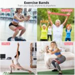 Resistance Bands for Working Out, 5-Pack Elastic Loop Exercise Bands for Strengt... - Image 3