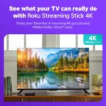 Roku Streaming Stick 4K - HDR & Dolby Vision Roku Streaming Device for TV with V... - Image 4