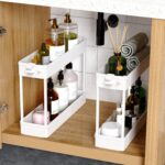 SPACEKEEPER Slim Rolling Storage Cart 4 Tier Bathroom Organizer Mobile Shelving ... - Image 6