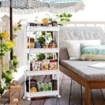 SPACEKEEPER Slim Rolling Storage Cart 4 Tier Bathroom Organizer Mobile Shelving ... - Image 7