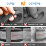 LekDrok 10 Inch Microwave Food Cover & Collapsible Silicone Mat - Splatter Guard... - Image 3