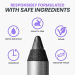 Wonderskin Eyeliner Pencil, 1440 Longwear Blue Glitter Eyeliner Pencil - Waterpr... - Image 6