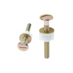 2Pcs Toilet Seat Screws, Steel Toilet Seat Hinge Bolts and Nuts, Heavy Duty Toil... - Image 7