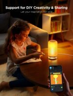 Govee RGBIC Smart Table Lamp 2, Touch Bedside Small Table Lamp Compatible with S... - Image 7