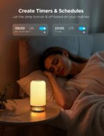 Govee RGBIC Smart Table Lamp 2, Touch Bedside Small Table Lamp Compatible with S... - Image 8