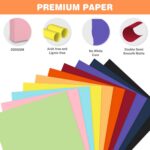 Cardstock 8.5 X 11, 40 Sheets 10 Colors Card Stock, 75lb/ 200gsm Copy Paper, Car... - Image 4