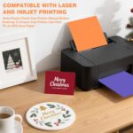 Cardstock 8.5 X 11, 40 Sheets 10 Colors Card Stock, 75lb/ 200gsm Copy Paper, Car... - Image 5