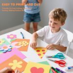 Cardstock 8.5 X 11, 40 Sheets 10 Colors Card Stock, 75lb/ 200gsm Copy Paper, Car... - Image 7