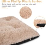 JOEJOY Large Dog Bed Crate Pad, Deluxe Plush Washable Dog Beds Fulffy Soft Kenne... - Image 3