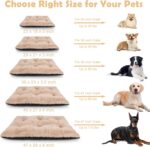 JOEJOY Large Dog Bed Crate Pad, Deluxe Plush Washable Dog Beds Fulffy Soft Kenne... - Image 5