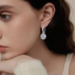 925 Sterling Silver Diamond for Women 2025 Fashion Dangle Earrings Encrusted Ear... - Image 6