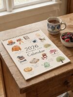 2026 Bucket List Calendar - 2026 Wall Calendar 12-Months with Illustrated Pages,... - Image 3
