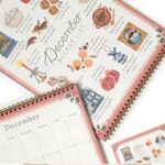 2026 Bucket List Calendar - 2026 Wall Calendar 12-Months with Illustrated Pages,... - Image 5
