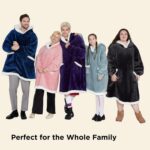 Bedsure Blanket Hoodie, Wearable Blanket Hoodie as Gifts for Mom, Birthday Gifts... - Image 10