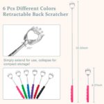 HOFASON 6 Pack Back Scratcher, Fathers Day Dad Gifts, Stocking Stuffers for Adul... - Image 3