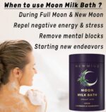 Cleansing Sage Moon Milk Bath Soak - Lavender Chamomile - Moisturize & Soften Sk... - Image 3