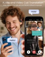 AI Translation Earbuds Real Time 164 Languages 80H Playtime Translator Ear Buds ... - Image 5