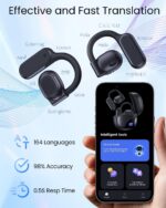 AI Translation Earbuds Real Time 164 Languages 80H Playtime Translator Ear Buds ... - Image 7